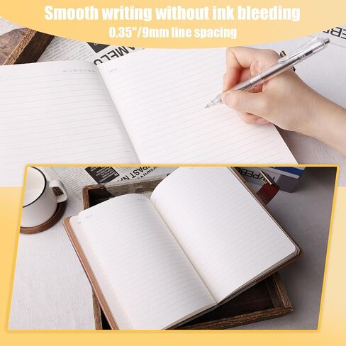 Personal Diary with Lock, A5 224 Pages Black Leather Ruled Journal Password Protected Notebook,Travel Notebook Lock Diary Planner Organizer for Men and Women, 8.6x5.9in in Saudi Arabia