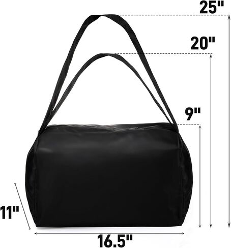 حقيبة رياضية صغيرة، حقيبة من القماش الخشن مقاومة للماء مع جيب داخلي، حقيبة حمل للتمرين، حقيبة خفيفة الوزن طوال الليل في عطلة نهاية الأسبوع، حقيبة رقص اليوغا الرياضية قابلة للطي، حقيبة سفر على الكتف للرجال والنساء in Kuwait