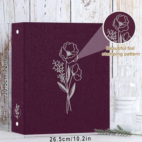Lanpn Aesthetic Letter Size A4 3 Ring Binder 2 Packs, Linen Hardcover 1 inch Round Rings Folder Holder Planner Fits 8.5" x 11" Paper for Office School Journaling Collections (Beige) in Kuwait