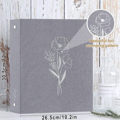 Lanpn Aesthetic Letter Size A4 3 Ring Binder 2 Packs, Linen Hardcover 1 inch Round Rings Folder Holder Planner Fits 8.5" x 11" Paper for Office School Journaling Collections (Beige) in Kuwait
