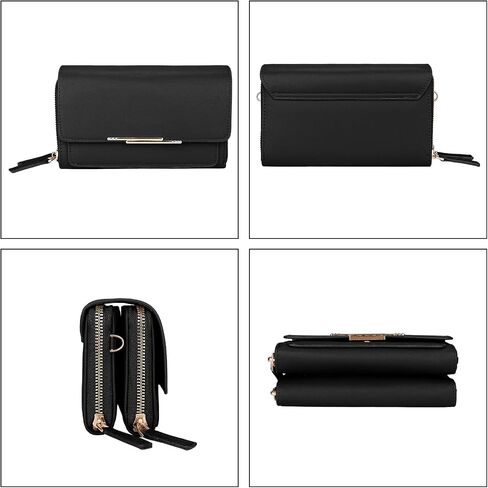 Uromee Crossbody Bags for Women Vegan Leather Cell Phone Purse Card Holder Small Wristlet Wallet Handbag in Saudi Arabia