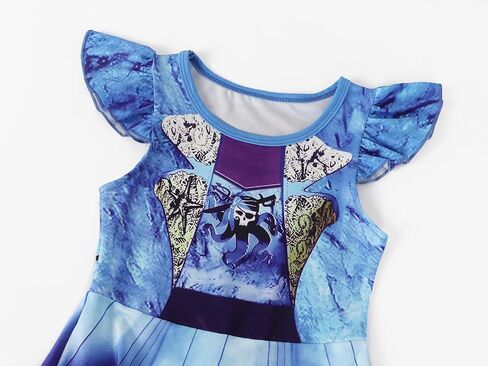 AmzBarley Girls Nightgowns Princess Nightgown Pajamas for Toddler Kids Sleepwear Flutter Sleeve Nightie Sleep Dress in Saudi Arabia