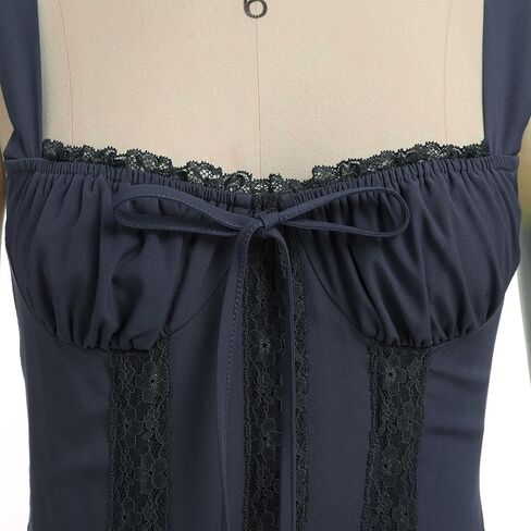 Corset Dresses for Women Spaghetti Straps Short Mini Floral Lace Bustier Dress Summer Boho Sundress in Saudi Arabia