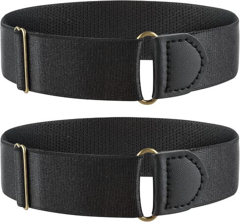 Elastic Adjustable Armband, Unisex Anti-Slip Shirt Sleeve Holders Shirt Long Sleeve Holders Garters Armbands in Saudi Arabia