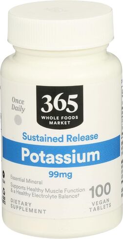 365 by Whole Foods Market, Potassium 99Mg, 100 Tablets in Saudi Arabia