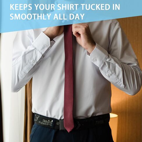 1 Pair Shirt Stays for Men, Adjustable Elastic Dress Shirt Garters Holder Straps with Non-slip Clips Y-Style Shirt Stays in Saudi Arabia