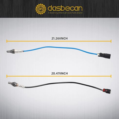 مستشعر الأكسجين Dasbecan 234-5038 234-4490 O2 4 قطع متوافق مع Explorer Ford F150 F-150 3.5L 3.7L Mustang Edge Escape Fusion Flex Taurus MKZ MKX MKT MKS 2010-2016 Upstream & Downstream in Saudi Arabia