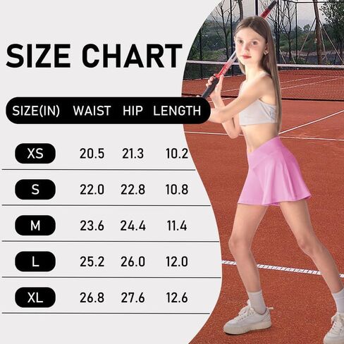 Girls Flowy Shorts 2 Pieces with Pockets Crossover Butterfly Athletic Running Skort Sports 2 in 1 Preppy Clothes in Saudi Arabia