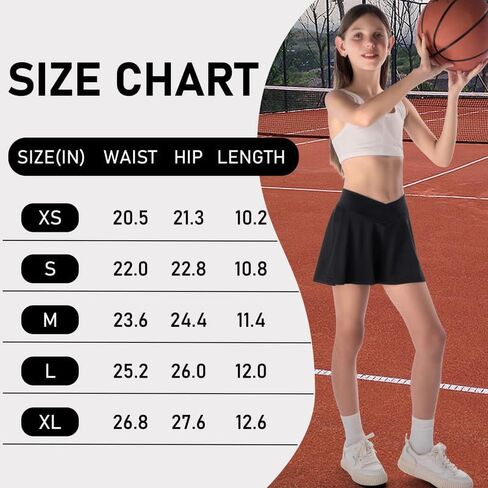 Girls Flowy Shorts 2 Pieces with Pockets Crossover Butterfly Athletic Running Skort Sports 2 in 1 Preppy Clothes in Saudi Arabia