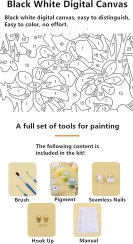CaptainCrafts Paint by Number for Adults, DIY Oil Painting Paint by Numbers Home Decro Landscape 16x20 INCH (Sailing Home, Frameless) in Saudi Arabia