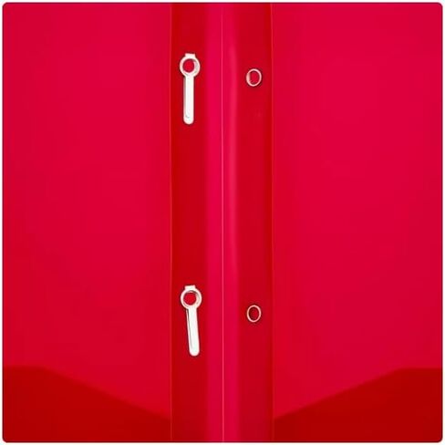 LLC Office Products Plastic Folders with 2 Pockets, Letter Size Poly Folders with 3 Metal Prongs Fastener Clips, (Orange) in Saudi Arabia