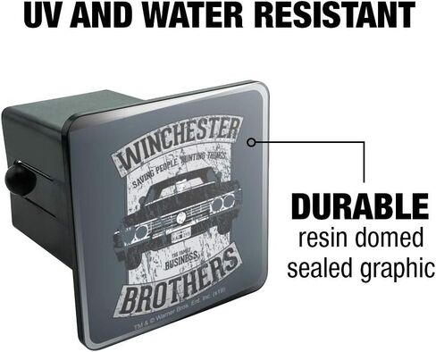 Supernatural Anti Possession Symbol Tow Trailer Hitch Cover Plug Insert in Saudi Arabia
