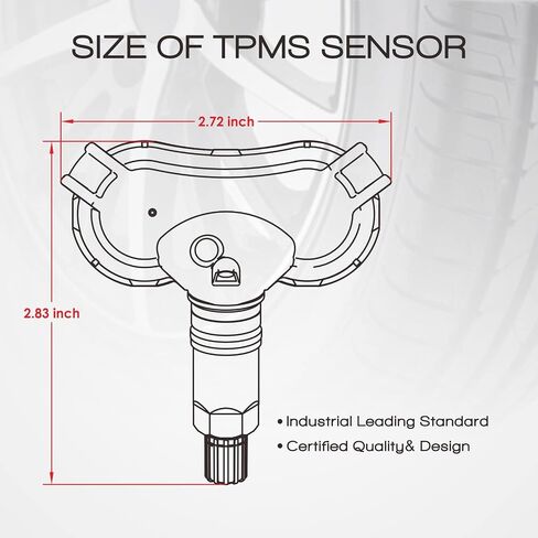 MOCA TPMS Sensor Fit 08-11 for ACURA CSX, 08-14 for HONDA CIVIC, 11-15 CR-Z, 09-11 ELEMENT, 09-14 FIT, 10-14 INSIGHT, 11-17 for HONDA ODYSSEY Tire Pressure Sensor 315Mhz in Saudi Arabia