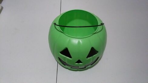Halloween Pumpkin Jack O Lantern Candy Bucket (Pink) in Saudi Arabia
