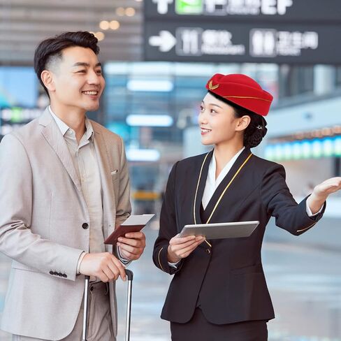 BESTOYARD Stewardess Hat Wool Cap Flight Attendant Hat Stewardess Cap for Costume Cosplay Costume Accessories (Red) in Kuwait