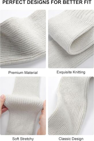 تدفئة الساق للنساء من إكسسوارات اليوجا الرياضية في الثمانينيات، باللون الأبيض in Kuwait