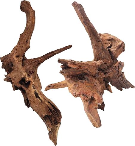 PINVNBY Natural Driftwood for Aquarium Decor Fish Tank Decorations Reptile Decor Driftwood Decor, 3 Pieces 7"-13" Assorted Driftwood Branch in Kuwait