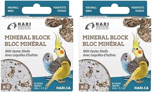 Mineral Block for Birds with Dried Apples, Calcium Supplement Bird Treat in Kuwait