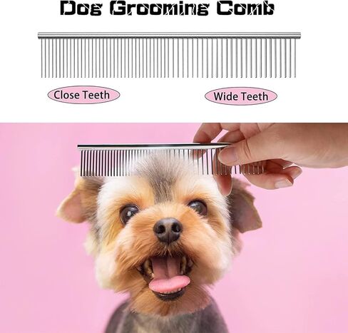 Dog Grooming Scissors for Dogs with Safety Round Tips, 5 in 1 Dog Scissors for Grooming, Curved Dog Grooming Scissors,Professional Pet Grooming Shears Set for Dogs and Cats in Kuwait