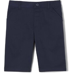 French Toast Girls' Adaptive Bermuda Shorts with Hook and Loop Closure