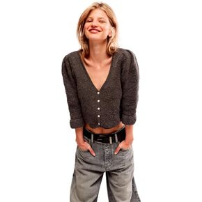 Free People Women's Geo Floral Cardi