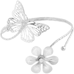 Fuqimanman2020 Upper Arm Cuff Bracelet Bangle for Women Gold Silver Boho Flower Butterfly Sun Moon Armlet Bracelet