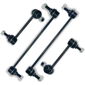 4pcs Front & Rear Stabilizer Sway Bar End Links Fit for Acura Mdx 2006 / Fit for Honda Pilot 2006 2007 2008 | K90716 K90717 K750124 X2