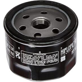 Hiflofiltro HF565 Premium Oil Filter, Black