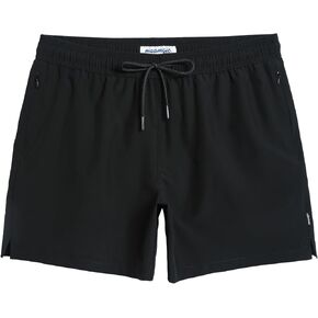 maamgic Mens Swim Trunks 5" Quick Dry Beach Shorts Stretch Swimming Trunks Shorts with Mesh Lining Zip Pockets in Kuwait