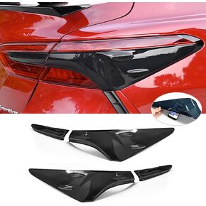 Tail Light Lamp Cover Guard Trim 4Pcs for Camry 2022 2021 2020 2019 2018 Tail Light Frame Bezels Decoration Protector Accessories