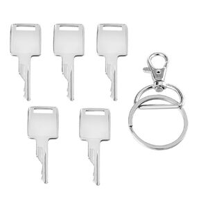 5 PCS 11039228 Ignition Key Set, Replaces 17225331, ELI80-0091, Compatible with Volvo Loader Articulated Haul Truck Laser Cutting Machine Heavy Equipment Keys