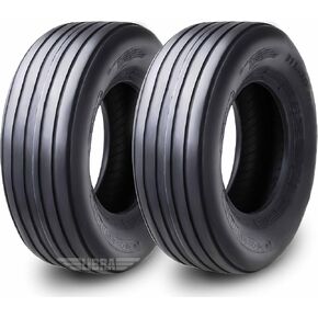 Set of 2 Heavy Duty 9.5L-15 Implement Tire I-1 Pattern 8 Ply - 12021