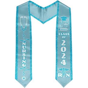 Nursing Graduation RN Stole Class of 2024 Nursing Graduate Sash Nurses Graduation Gift Idea 72"