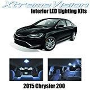XtremeVision Interior LED for Chrysler 200 2015+ (11 Pieces) Cool White Interior LED Kit + Installation Tool