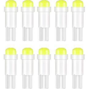 Magnet 10 Units T5 Dome Replacement Bulb - 1 LED COD SMD Quality - Car, Boat, Dashboard, Speedometer, Interior in Saudi Arabia