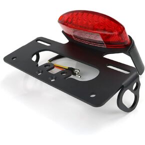 Xitomer Fender Eliminator, Fit for CMX500 Rebel 2017 2018 2019 Tail Tidy, License Plate Bracket Fender Eliminator Kit, With Tail Light (Red)