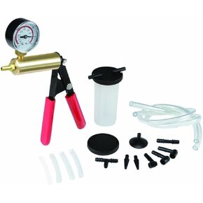 (R 2 in 1 Brake Bleeder Kit Hand held Vacuum Pump Test Set for Automotive with Protected Case