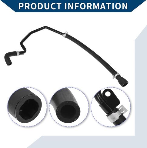No.22884218 HVAC Heater Hose Assembly for GMC Sierra 1500 4.3L 2001-2013 / Inner Heater Water Outlet Hose/Durable Metal / 1 Pcs Black in Saudi Arabia