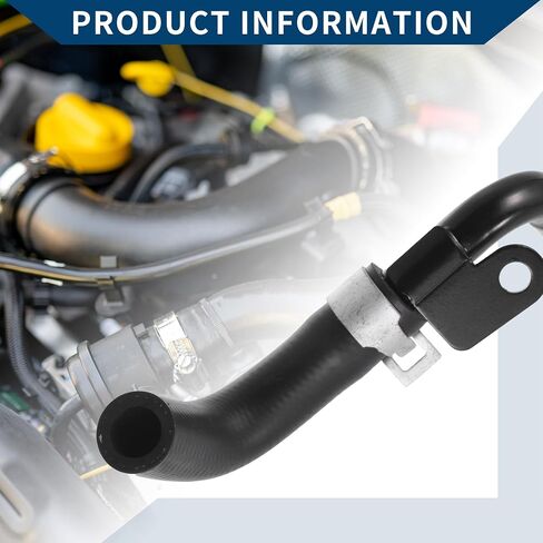 No.22884218 HVAC Heater Hose Assembly for GMC Sierra 1500 4.3L 2001-2013 / Inner Heater Water Outlet Hose/Durable Metal / 1 Pcs Black in Saudi Arabia
