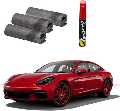 3 PCS Premium Microfiber Cloth and Car Scratch Remover for Car Scratches, Advanced Nano Car Scratch Remover Easily Repair Scratches, Swirls, Paint Residues, Water Spots and Restore (White) in Saudi Arabia