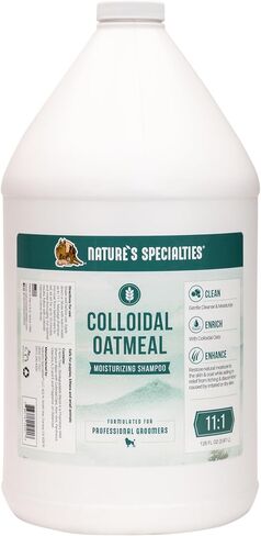 شامبو الشوفان الغروي للكلاب والقطط من شركة Nature's Specialities، غير سام وقابل للتحلل البيولوجي، 8 أونصة (OATS8) in Kuwait