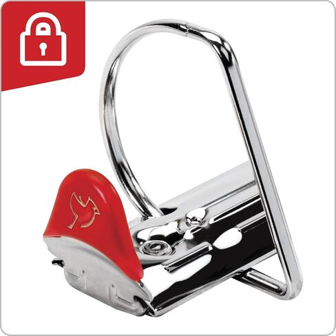 Cardinal Performer 3-Ring Binder, 4", Locking Slant-D Rings, 890-Sheet Capacity, ClearVue Presentation Binder, Nonstick, PVC-Free, White (19050) in Saudi Arabia