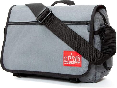 Manhattan Portage DELANCY SHOULDER BAG LARGE, GREY in Saudi Arabia
