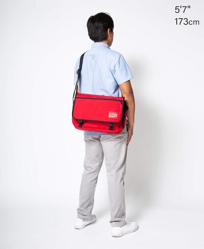Manhattan Portage DELANCY SHOULDER BAG LARGE, GREY in Saudi Arabia