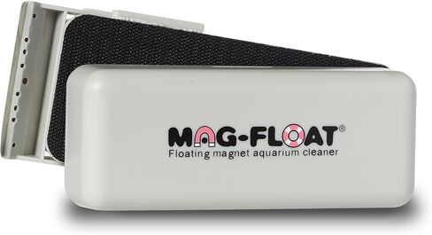 Medium Glass Floating Algae Scraper 125 | Magfloat Magnetic Fish Tank Cleaner | Magnet Scrubber Brush Cleaning Tool for Aquarium in Saudi Arabia