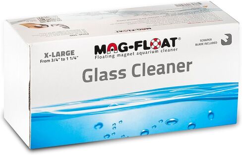 Medium Glass Floating Algae Scraper 125 | Magfloat Magnetic Fish Tank Cleaner | Magnet Scrubber Brush Cleaning Tool for Aquarium in Saudi Arabia