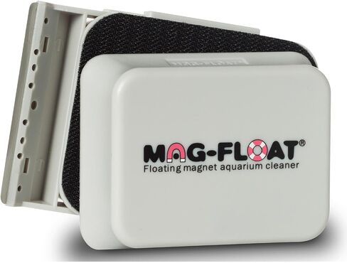 Medium Glass Floating Algae Scraper 125 | Magfloat Magnetic Fish Tank Cleaner | Magnet Scrubber Brush Cleaning Tool for Aquarium in Saudi Arabia