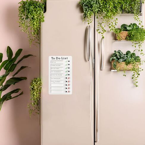 مخطط المهام للمراهقين، مخطط ADHD للبالغين، مخطط الواجبات المنزلية ومخطط ADHD الطول 7.9 بوصة العرض 4.7 بوصة الارتفاع 0.25 بوصة مع ورقة بيضاء قابلة للمسح وقلم قابل للمسح (أبيض) in Kuwait