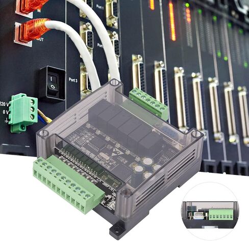 لوحة تحكم منطقية قابلة للبرمجة تيار مستمر 24 فولت، FX1N-14MR وحدة تحكم مرحل لوحة تحكم صناعية، كمبيوتر صناعي in Saudi Arabia