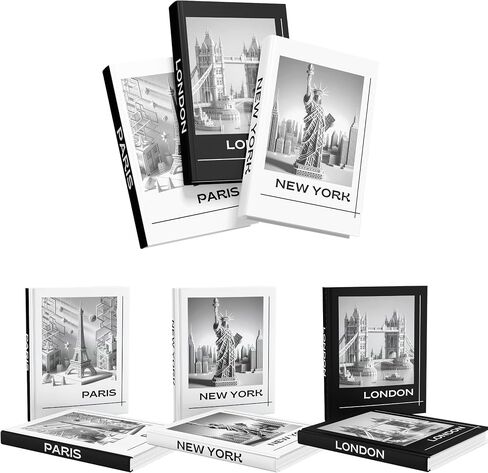 مجموعة من 3 كتب زخرفية لديكور المنزل | كتب طاولة القهوة | لهجات ديكور المنزل | ديكور الكتاب | كتب وهمية للديكور | كتب فو للديكور | كتب ديكور لطاولة القهوة in Saudi Arabia